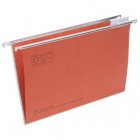5 Star Office Suspension File - Foolscap Red (pack of 50)