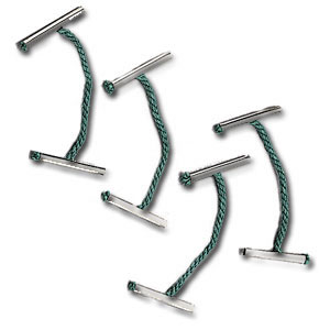 5 Star Treasury Tags Metal-ended 51mm Green