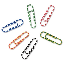 5 Star Zebra Paperclips Length 28mm Assorted