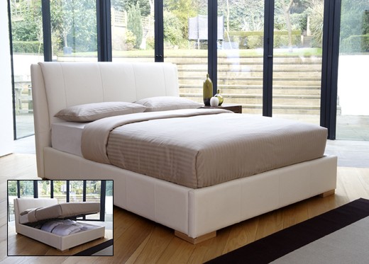 5`0 King Rimini Ottoman Bedstead - Ivory