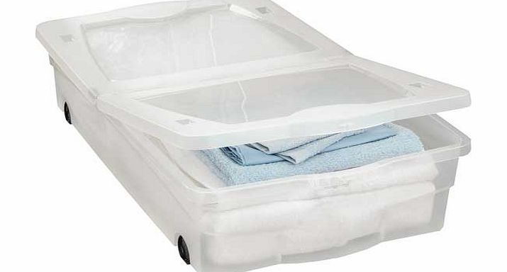 50 Litre Wheeled Plastic Underbed Storage Box