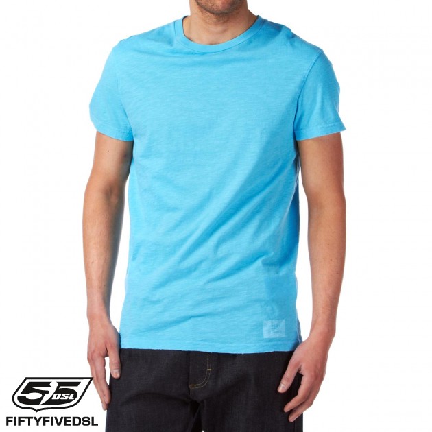 55DSL Mens 55DSL T-Conan T-Shirt - Cyan