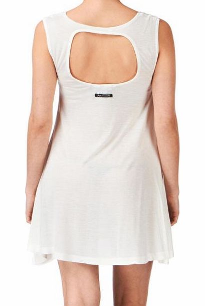 55DSL Womens 55DSL Decoupee Dress - White
