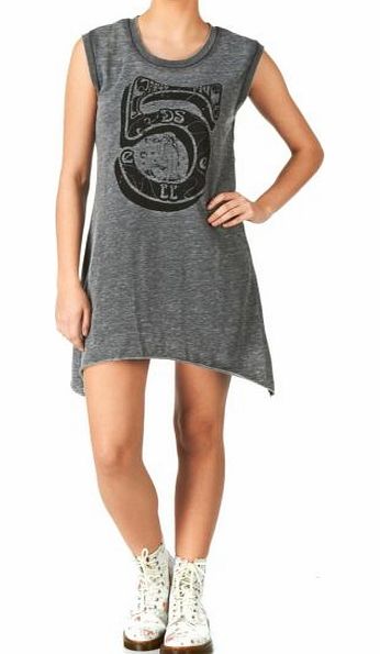 55DSL Womens 55DSL Drops Dress - Grey