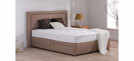 6`0 Super King TheraPur Affinity Divan Bed - Medium - Oatmeal