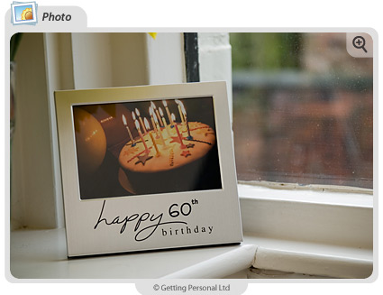 60th Birthday Photo Frame