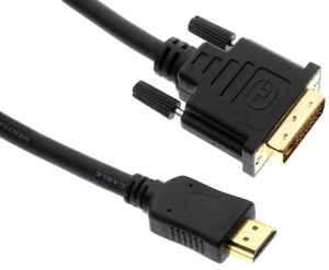 7dayshop.com Cables - Gold Plated HDMI to DVI Cable - 1.5m - Ref. 551G/1.5