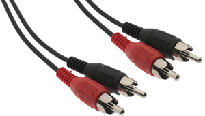 7dayshop.com Cables- 2 Phono (RCA) Male to 2 Phono (RCA) Male - 2 Meter - Ref. 452/2