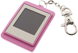 LCD Digital Photo Frame - 1.5 Keyring Version - Pink Colour