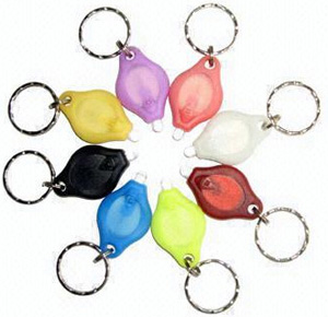 LED Key Ring Torch - CLEAR/WHITE VERSION - BUY 1 GET 1 FREE !