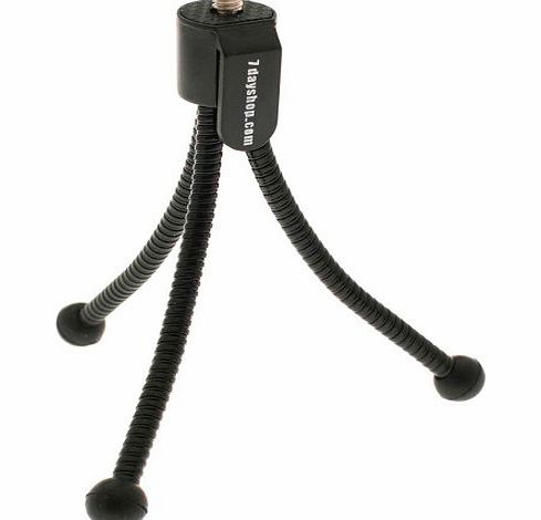 Mini Tripod / Bendy Wirepod / Table top Tripod / Travellers Tripod - Fits 99% of all Compact Cameras, Camcorders, Bridge Cameras and DSLR and Including Canon, Nikon, Panasonic, Sony, Minolta,