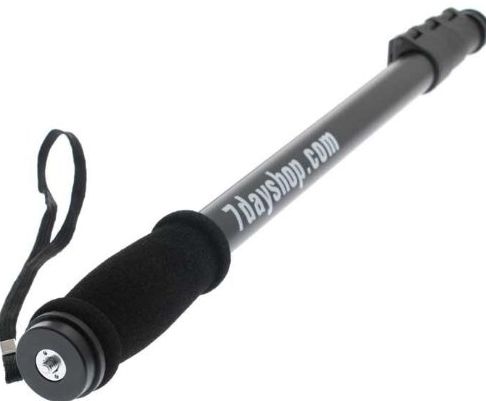 7dayshop Monopod - High Quality Aluminium 4 Section (Max Height 170cm) for Photo and Camcorder Use with Shoulder Case