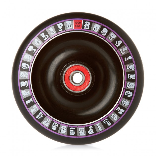 Roulette 100mm Scooter Wheel - Black