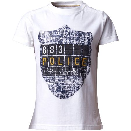 883 Police Junior Zumbro T-Shirt Off White