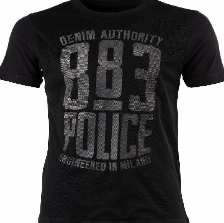 883 Police Mens Calistic T-Shirt Black