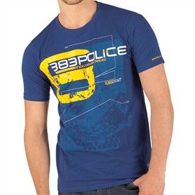 883 Police Mens Rome T-Shirt Electric Blue