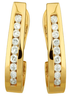 9ct Gold 0.25ct Diamond Earrings 12151918