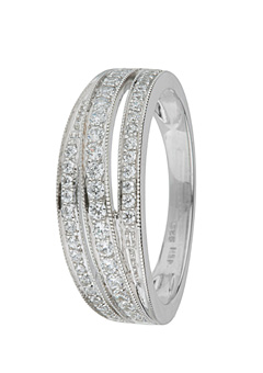 9ct Gold 0.40ct Diamond Cocktail Ring