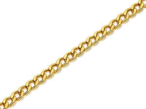 9ct Gold 2mm Wide Curb Chain 20` - 189219