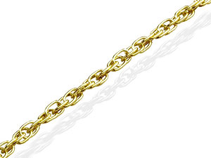 9ct Gold 2mm Wide Prince Of Wales Chain