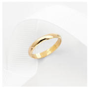 9ct Gold 3mm Wedding Ring O