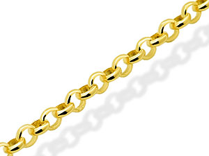 9ct gold 61cm Solid Link Belcher Chain 189312