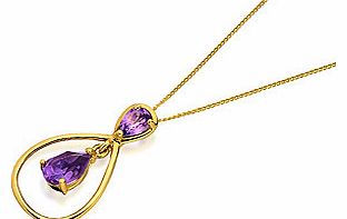 Amethyst Pendant And Chain - 188369