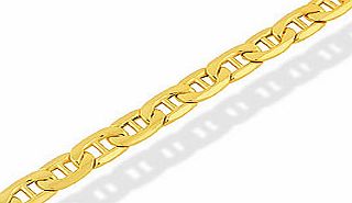 9ct Gold Anchor Link Bracelet 8.5` - 075704