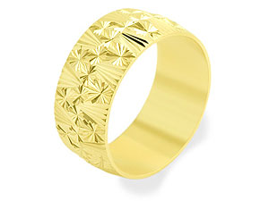9ct gold Brides Wedding Ring 181607-J