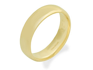 9ct Gold Brides Wedding Ring 5mm - 184353