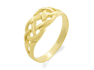9ct Gold Celtic Twist Ring - 181967