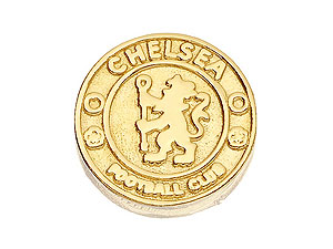 9ct Gold Chelsea FC Crest Single Earring 11mm -