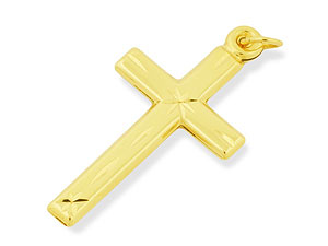 9ct Gold Classic Cross Pendant 186303
