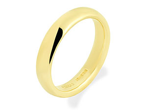 9ct gold Comfort Fit Court Brides Wedding Ring