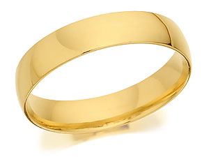 9ct Gold Court Heavier Weight Grooms Wedding