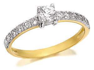 9ct Gold Cubic Zirconia Ring - 186579