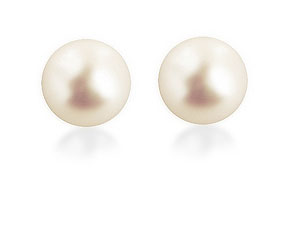 9ct Gold Cultured Pearl Earrings 4mm - 070476