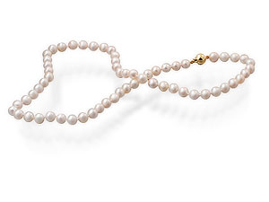 9ct Gold Cultured Pearl Necklace - 109588