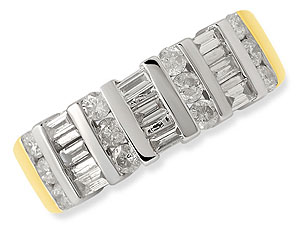 9ct gold Diamond Band Ring (3/4 carat) 046057-L