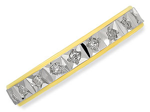 9ct gold Diamond Eternity Ring 048975-P