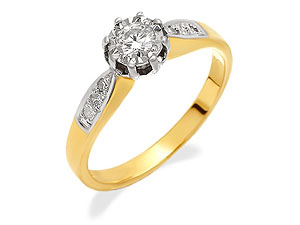 9ct Gold Diamond Ring 0.25ct - 045171