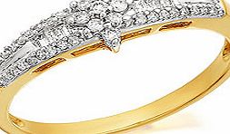9ct Gold Diamond Ring 0.25ct - 046015