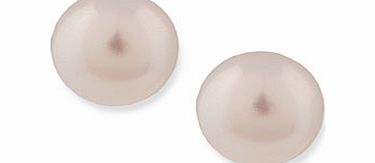 9ct Gold Freshwater Cultured Pearl Studs 10mm -