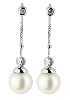 9ct gold Freshwater Pearl Drop Earrings