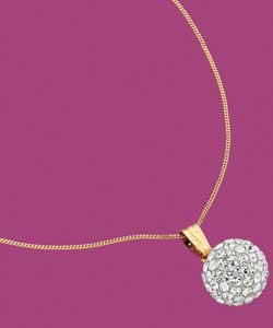 9ct gold Glitterball Pendant