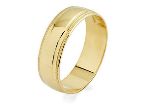 9ct gold Grooms Wedding Ring 184214-T