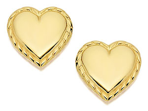 Heart Heart Earrings 7mm - 070280