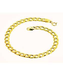 9ct gold Hollow Curb Bracelet