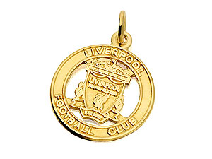 9ct Gold Liverpool Crest Pendant - 102253