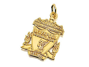 9ct Gold Liverpool FC Crest Pendant - 102259